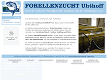 Tablet Screenshot of forellenzucht-uhthoff.de